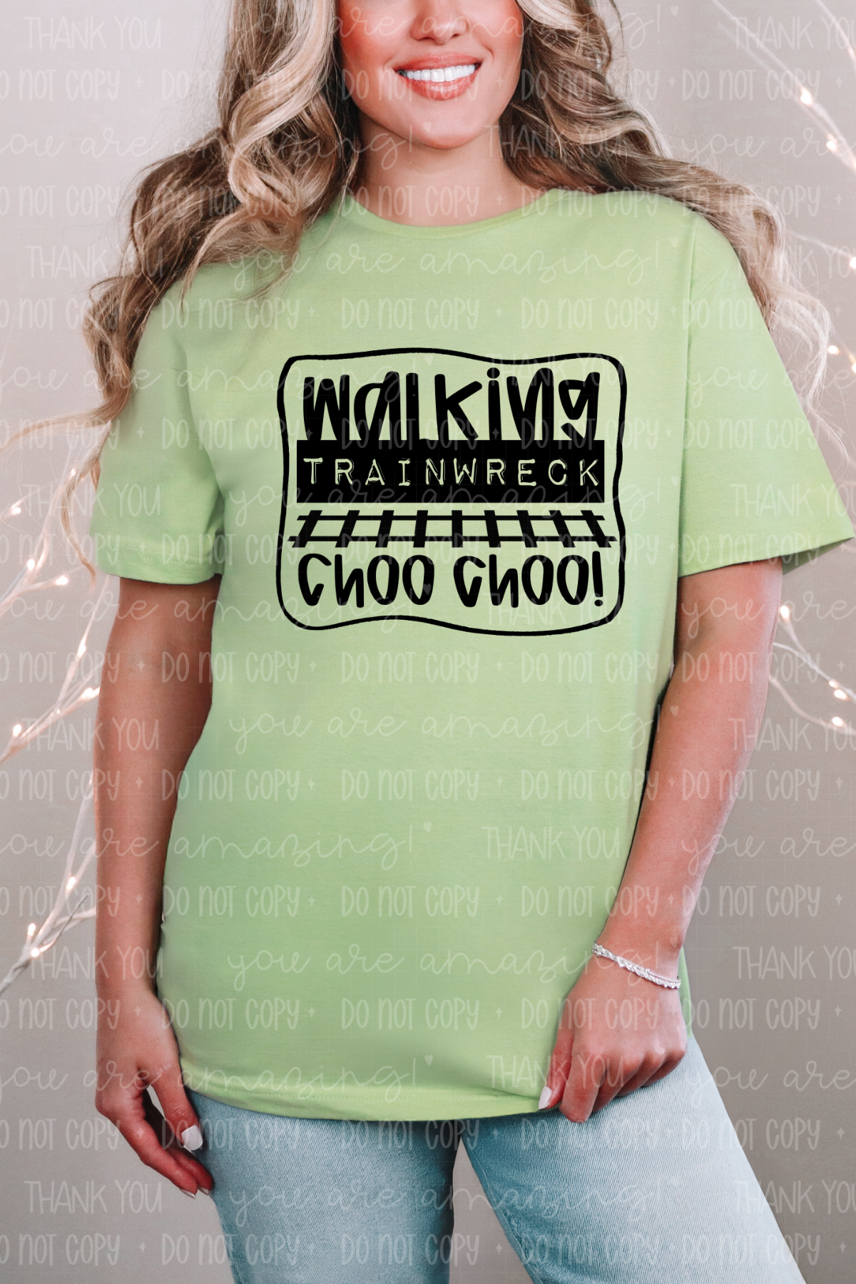 Walking Trainwreck  Tee